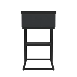 Mor Furniture Halo Accent C Table In Black