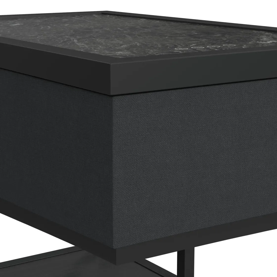 Mor Furniture Halo Accent C Table In Black