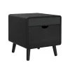 Mor Furniture Halo Round End Table In Black