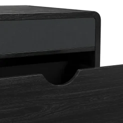 Mor Furniture Halo Round End Table In Black