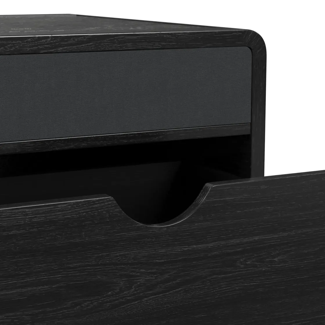 Mor Furniture Halo Round End Table In Black