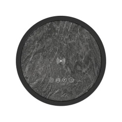 Mor Furniture Halo Round End Table In Black
