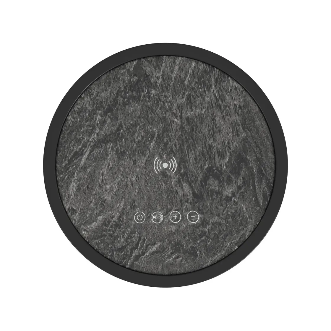 Mor Furniture Halo Round End Table In Black