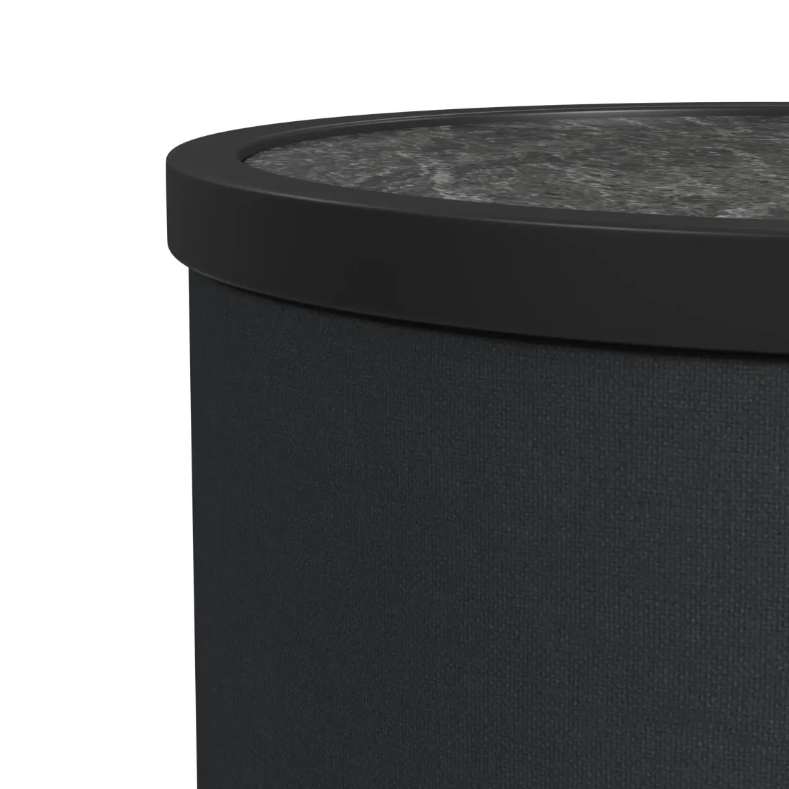 Mor Furniture Halo Round End Table In Black