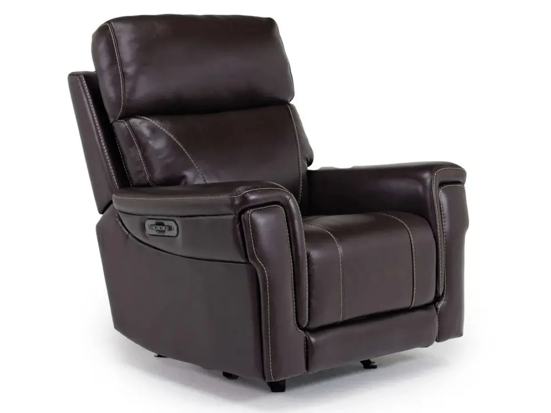 Mor Furniture Hamilton 3 Power Recliner In Arula Elephant