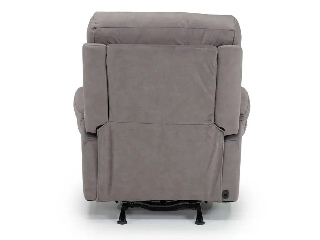 Mor Furniture Hamilton 3 Power Recliner In Arula Elephant