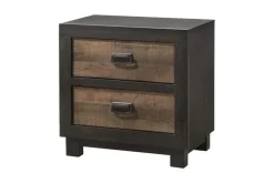 Mor Furniture Harlington Panel Bed, Dresser, Mirror & Nightstand In Walnut, Full
