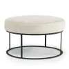 Mor Furniture Harvey Accent Ottoman In Romo Linen