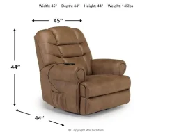 Mor Furniture Hermes Lift Chair In Brown
