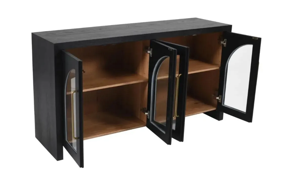 Mor Furniture Heron Media Console In Natural, 70 Inch