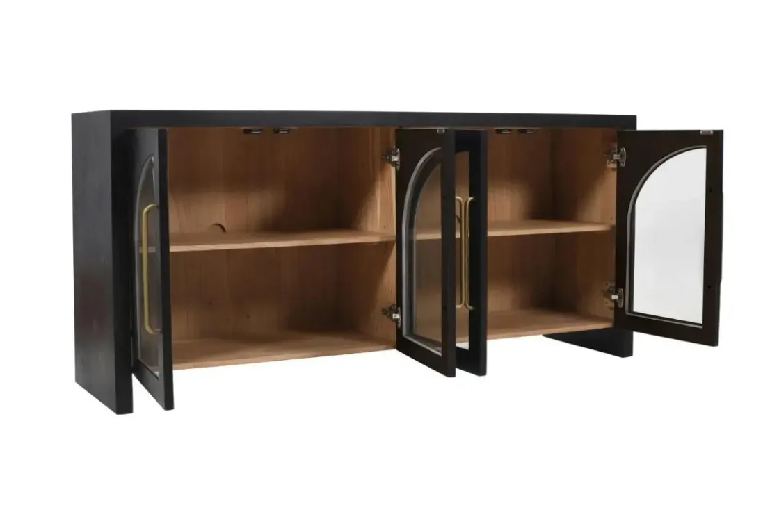 Mor Furniture Heron Media Console In Natural, 70 Inch