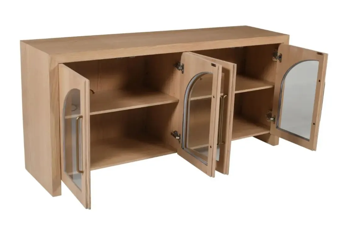 Mor Furniture Heron Media Console In Natural, 70 Inch