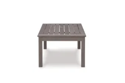 Mor Furniture Hillside Barn Outdoor Coffee Table In Gray/Brown