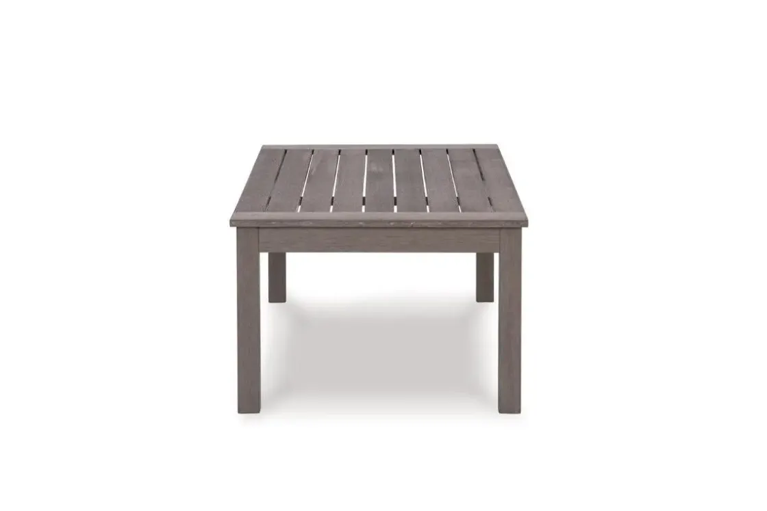 Mor Furniture Hillside Barn Outdoor Coffee Table In Gray/Brown
