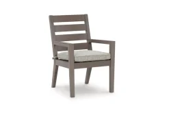 Mor Furniture Hillside Barn Outdoor Dining Table, 4 Side Chairs & 2 Arm Chairs In Gray/Brown