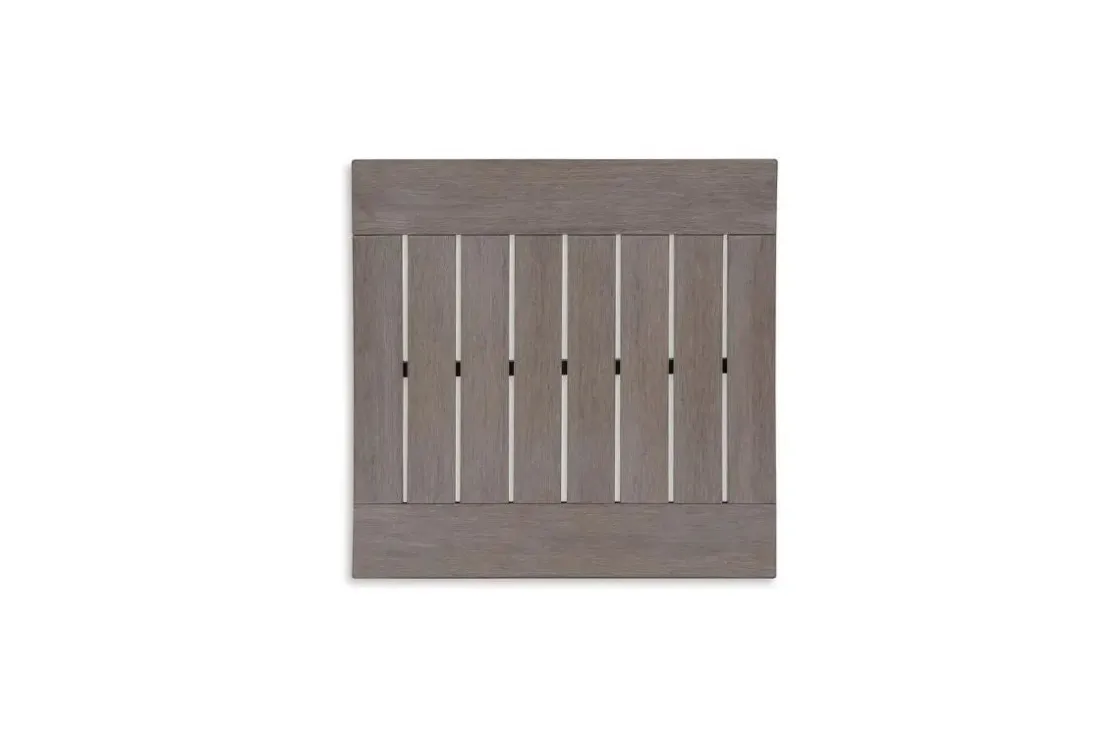 Mor Furniture Hillside Barn Outdoor End Table In Gray/Brown