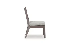 Mor Furniture Hillside Barn Outdoor Side Chair In Gray/Brown, Set Of 2