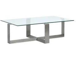Mor Furniture Holden Rectangle Coffee Table In Aged Pewter