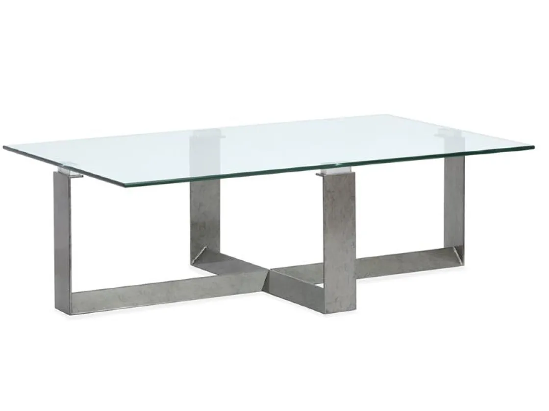 Mor Furniture Holden Rectangle Coffee Table In Aged Pewter