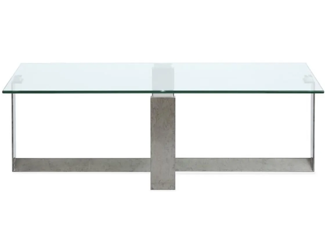 Mor Furniture Holden Rectangle Coffee Table In Aged Pewter