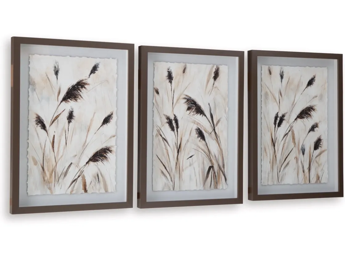 Mor Furniture Honslow Floral Wall Art, Set Of 3