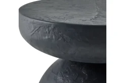 Mor Furniture Hurlee Outdoor Round Accent Table In Gray