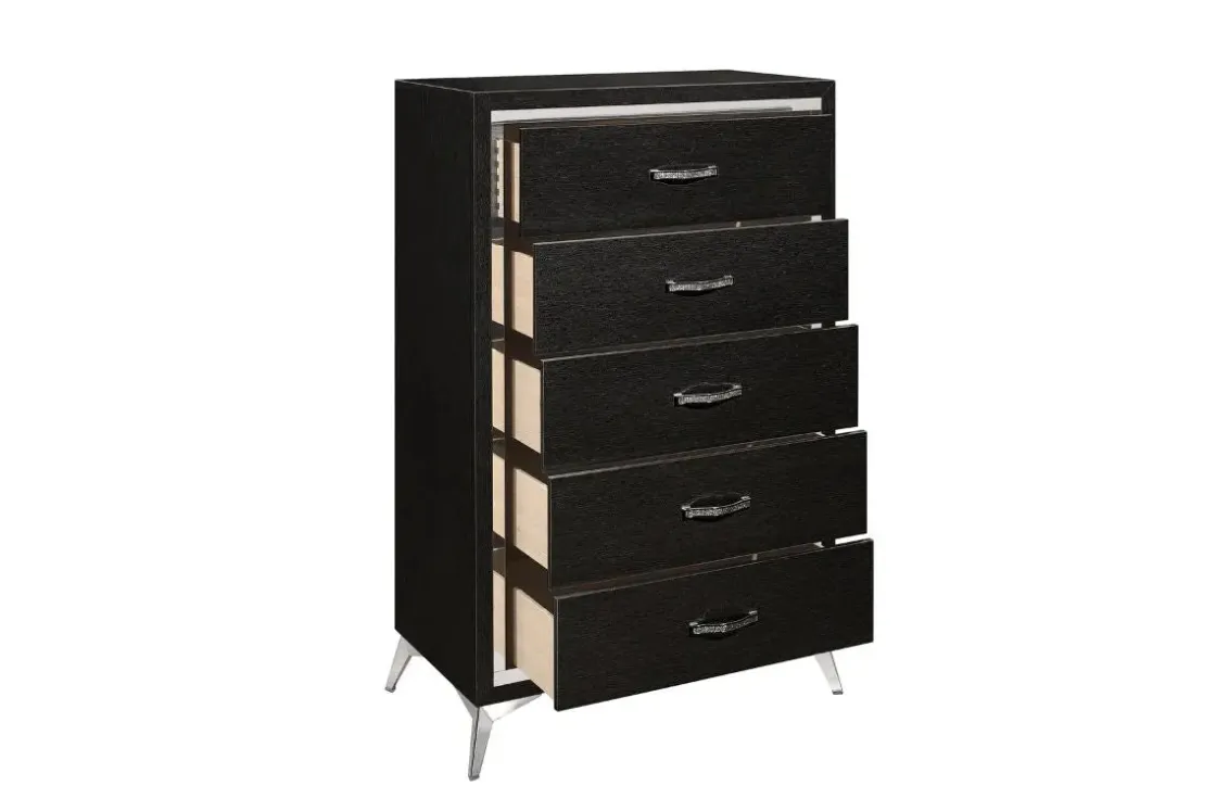 Mor Furniture Huxley Chest In Black