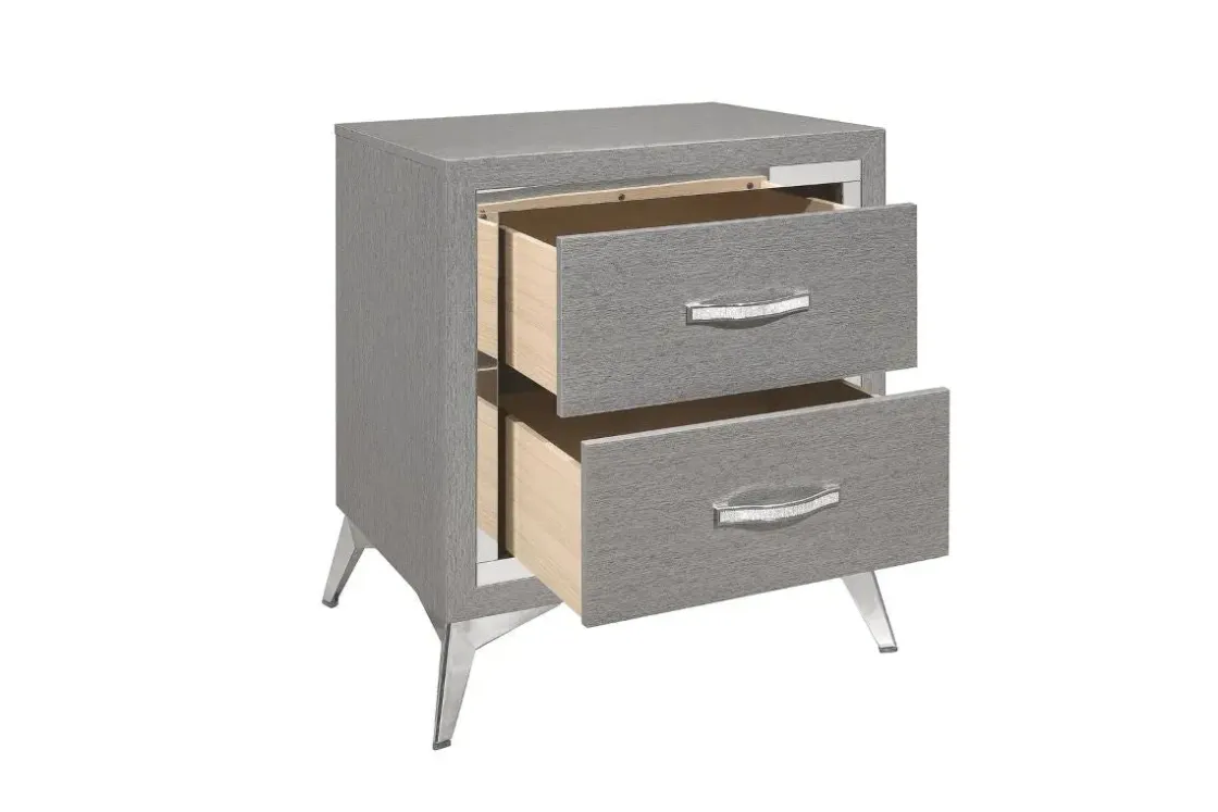 Mor Furniture Huxley Nightstand In Gray