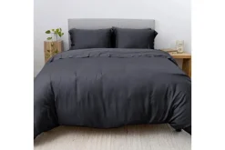 Mor Furniture Iced Duvet Set In Light Gray, Twin