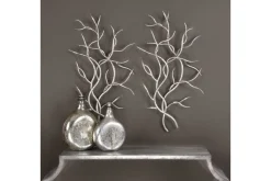 Mor Furniture Iron Leaf Wall Art, Set Of 2