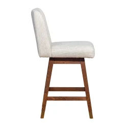 Mor Furniture Isabella Swivel Counter Height Stool In Beige