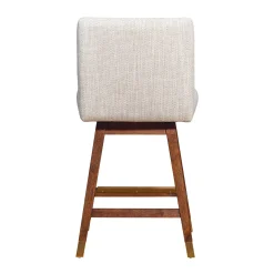 Mor Furniture Isabella Swivel Counter Height Stool In Beige
