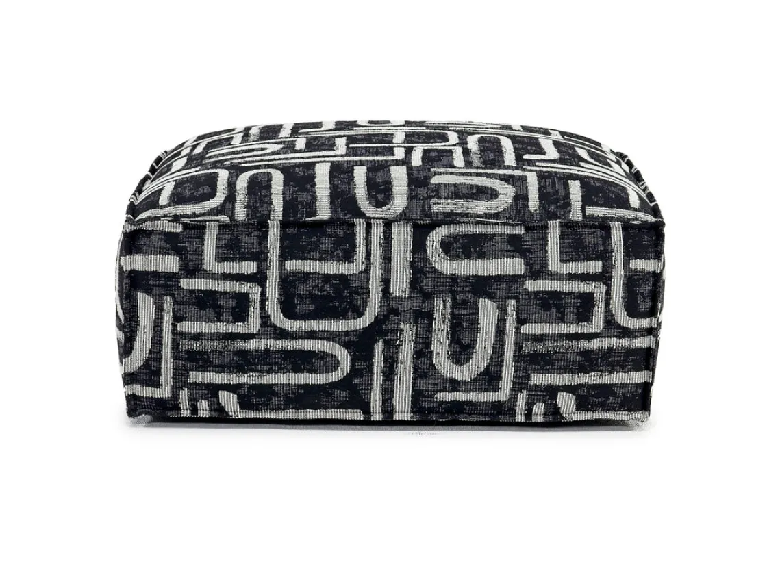 Mor Furniture Jakob Accent Ottoman In Sherpa Gray