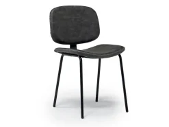 Mor Furniture James Side Chair In Mocha Leather