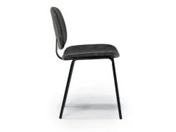 Mor Furniture James Side Chair In Mocha Leather