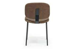 Mor Furniture James Side Chair In Mocha Leather