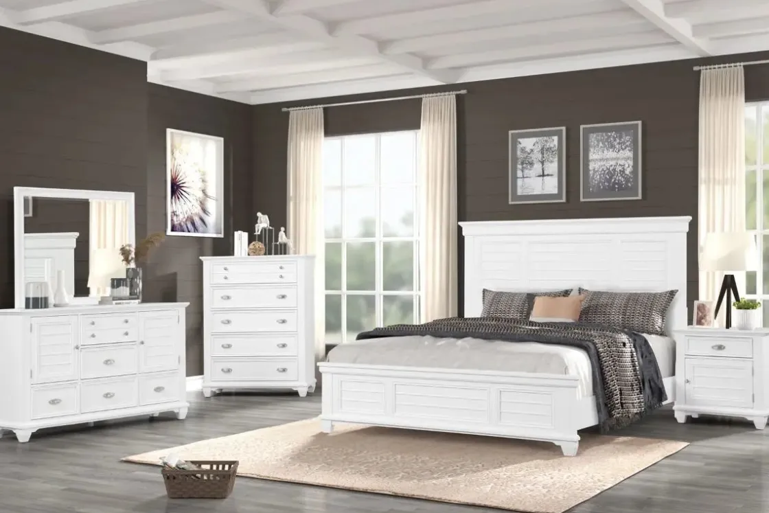 Mor Furniture Jamestown Chest In White