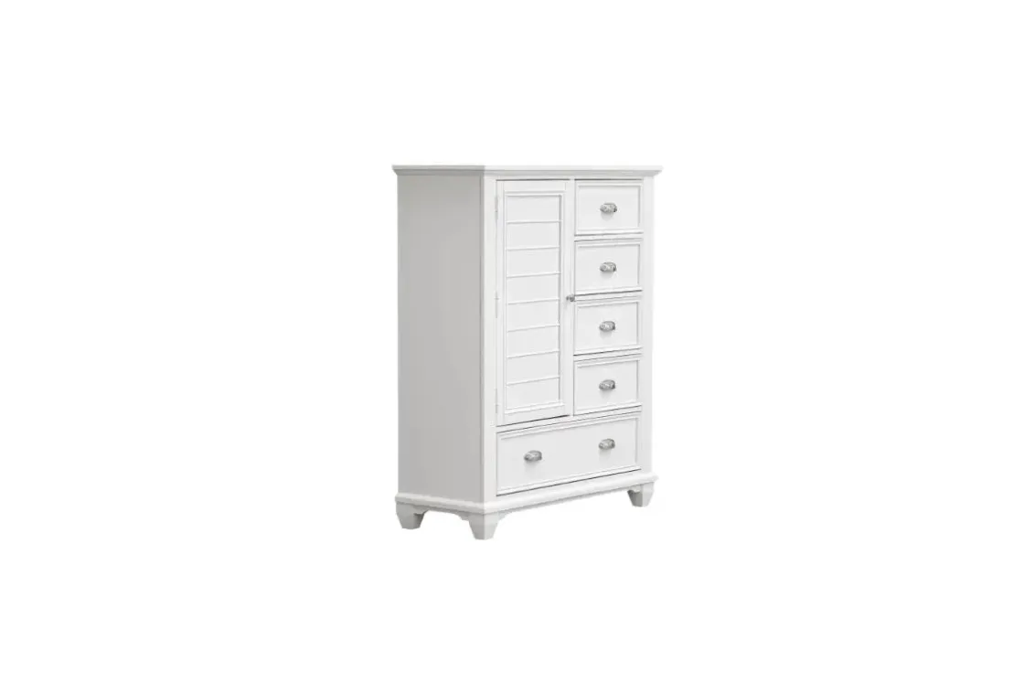 Mor Furniture Jamestown Door Chest In White