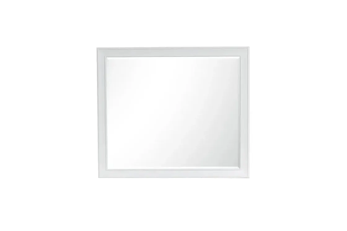 Mor Furniture Jamestown Mirror In White