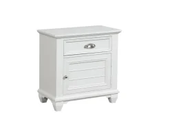 Mor Furniture Jamestown Nightstand In White