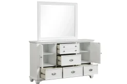 Mor Furniture Jamestown Panel Bed, Dresser, Mirror & Nightstand In , Queen