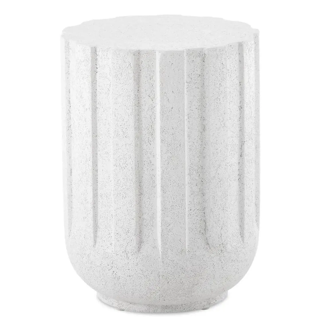 Mor Furniture Jane Outdoor Round Accent Table In White