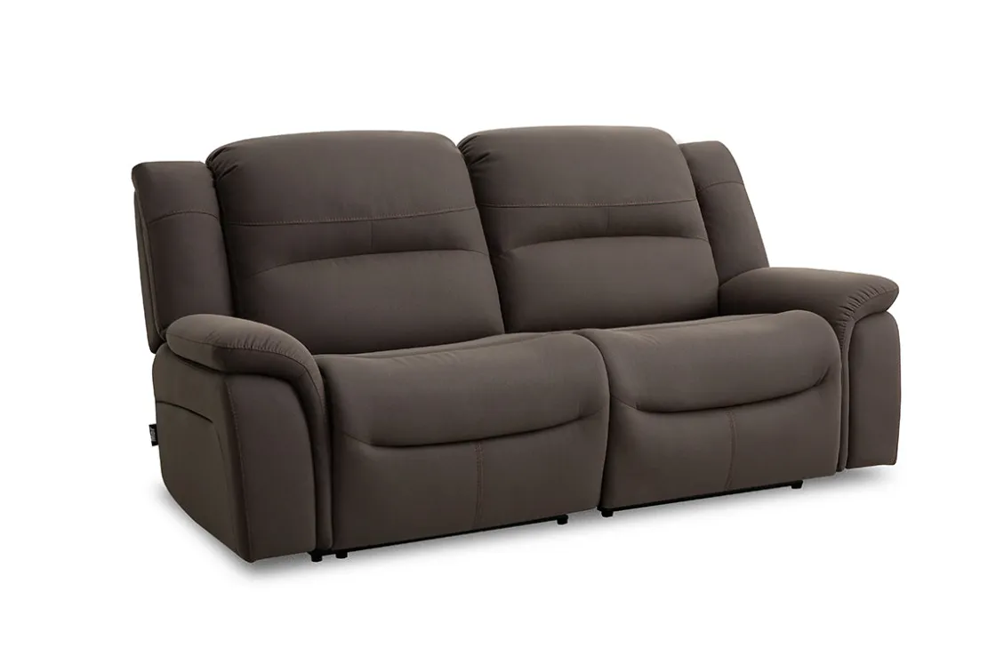 Mor Furniture Jaxon 2 Power Loveseat In Mushroom