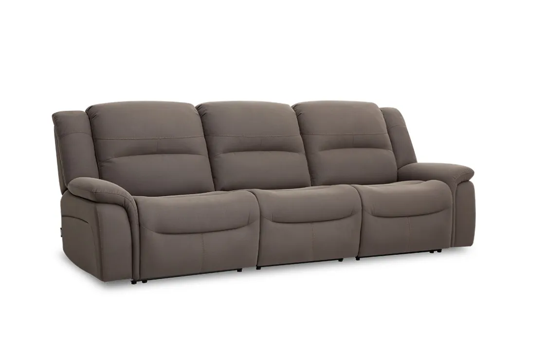 Mor Furniture Jaxon 2 Power Sofa & Loveseat In Mushroom
