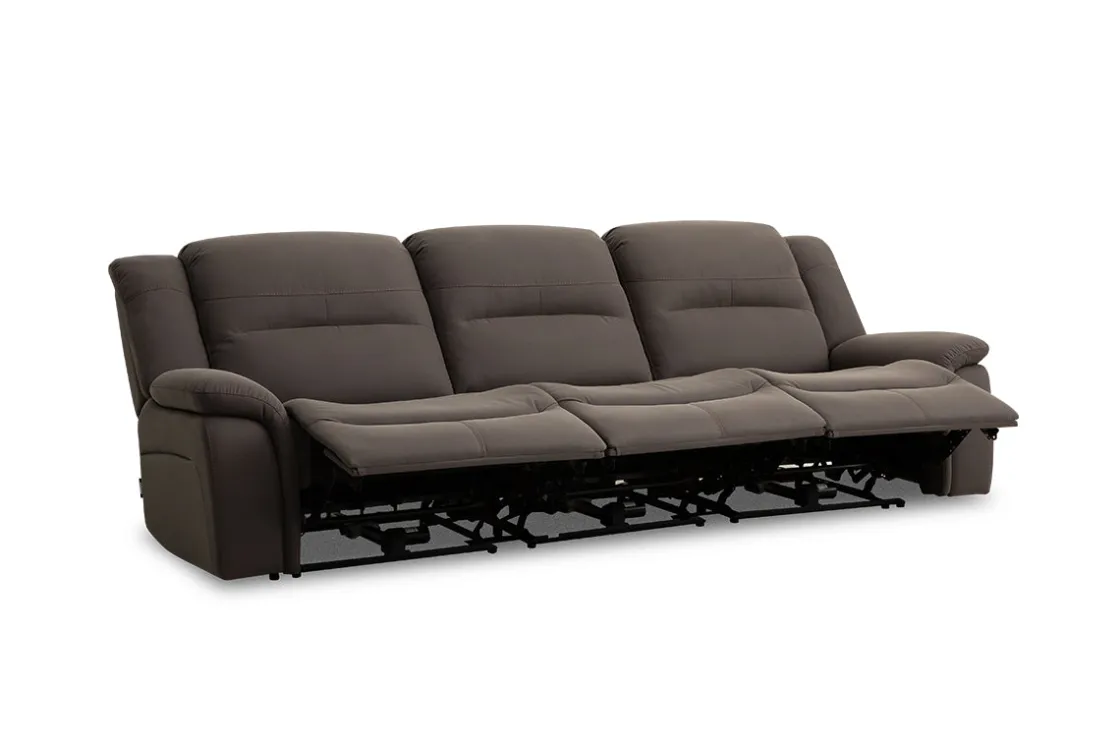 Mor Furniture Jaxon 2 Power Sofa & Loveseat In Mushroom