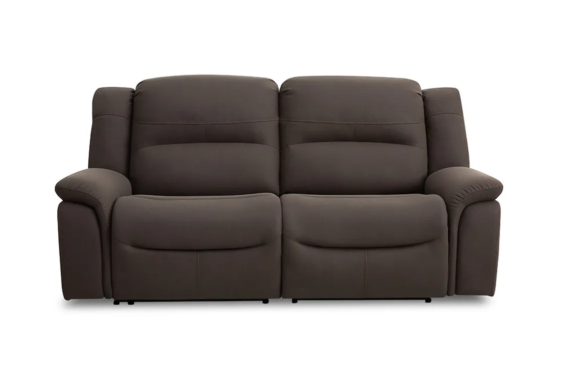 Mor Furniture Jaxon 2 Power Sofa & Loveseat In Mushroom