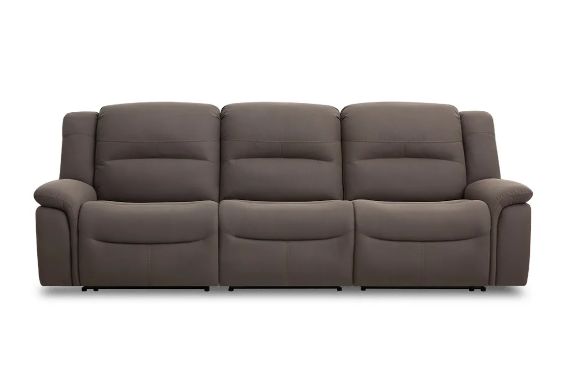 Mor Furniture Jaxon 2 Power Sofa & Loveseat In Mushroom