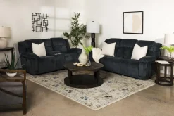 Mor Furniture Jayne Power Console Loveseat In Brown
