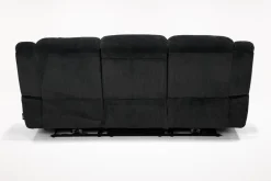 Mor Furniture Jayne Power Sofa W/ Drop Down Table In Brown