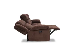 Mor Furniture Jayne Reclining Sofa W/ Drop Down Table In Charcoal